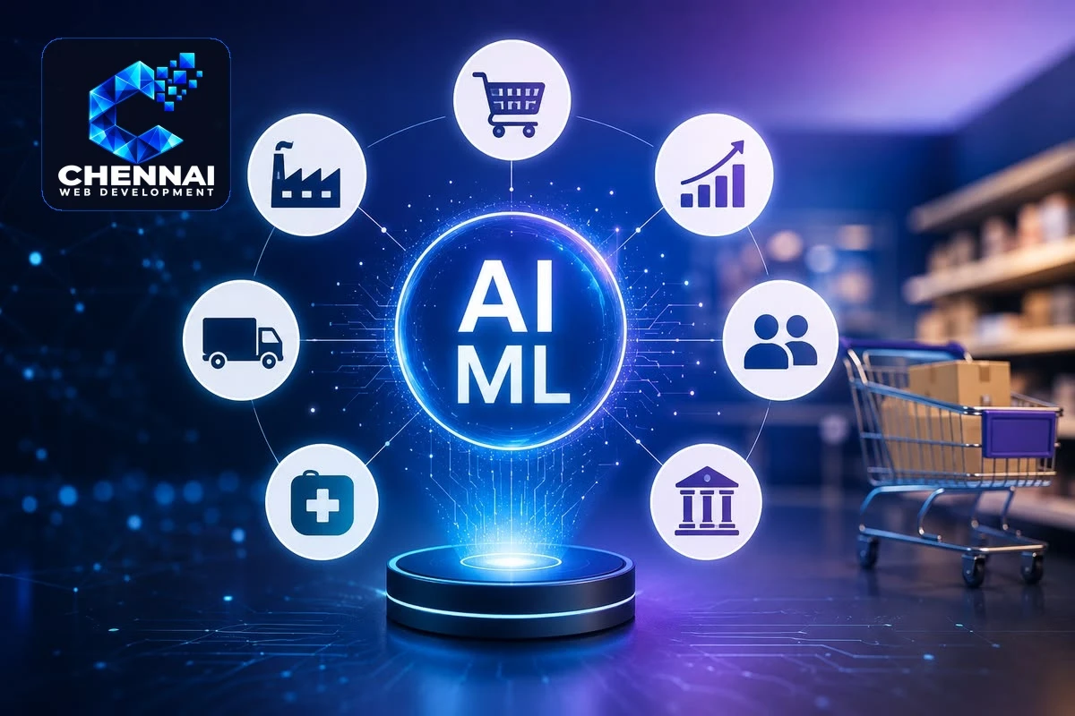 AI and machine learning service illustration