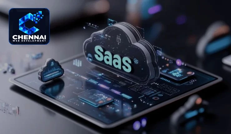 SaaS development service illustration