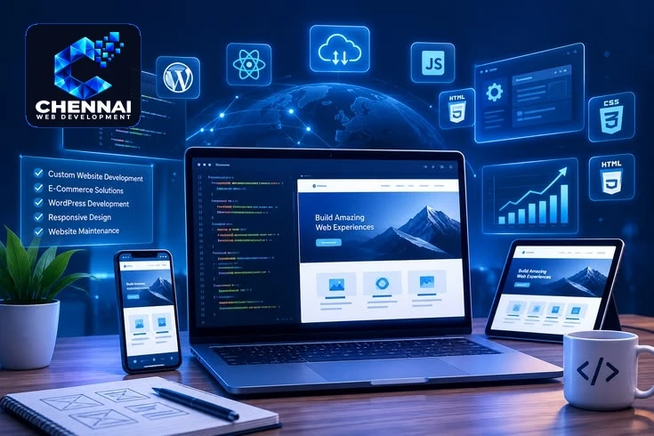 Website design service illustration