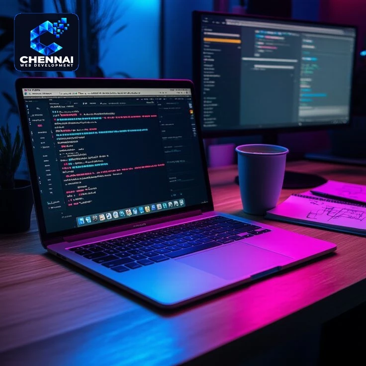 Website development service illustration